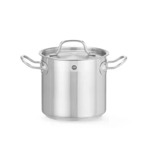 Tijdelijk Beschikbaar Kookpan Hoog – Met Deksel, Hendi, Profi Line, 3L, ⌀160x(h)150mm