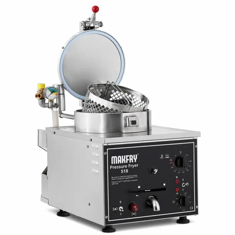 Makfry Drukfriteuse | Pressure Fryer 518 | Tafelmodel | 8L | 4kW | 230V | 376x606x820mm Weekendaanbieding