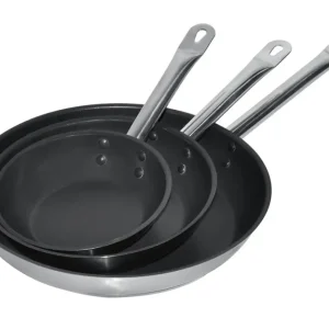 Koekenpan RVS + Teflon ø24 2,3L Dagaanbieding