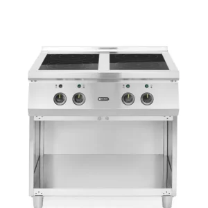 Bestel Nu Inductiefornuis 4-pits, Hendi, 400v/17000w, 800x720x(h)854mm