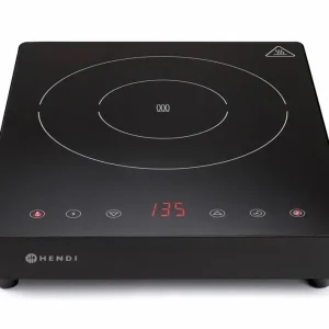 Inductiekookplaat 2000w Kitchen Line, Hendi, Kitchen Line, 230v/2000w, 297x411x(h)57mm Op = Op
