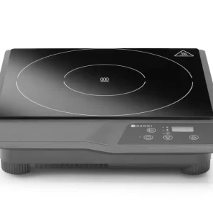 Inductiekookplaat Model 1800, Hendi, Kitchen Line, 230v/1800w, 319x355x(h)67mm Superprijs