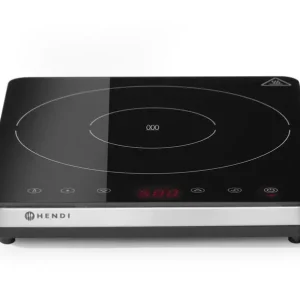 Populair Inductiekookplaat Model 2000, Hendi, Kitchen Line, 230v/2000w, 295x400x(h)42mm
