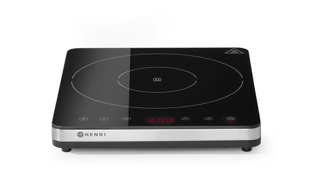 Populair Inductiekookplaat Model 2000, Hendi, Kitchen Line, 230v/2000w, 295x400x(h)42mm