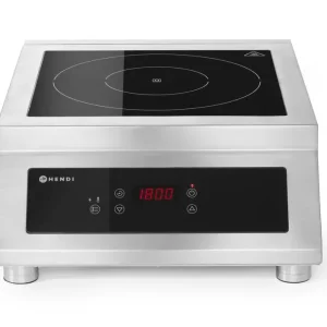 Inductiekookplaat Model 5000 D, Hendi, Profi Line, 400v/5000w, 398x525x(h)175mm Gratis Retour