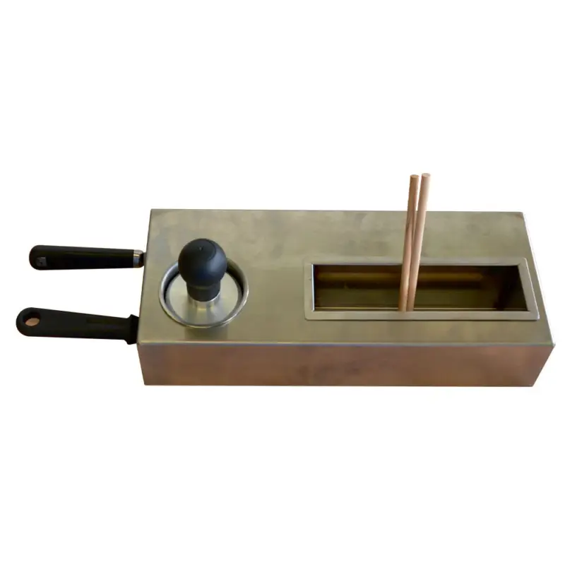 Kit Van 2 Houten Spatels, 2 X“t”-vorm, Reinigingsstempel Betrouwbaar