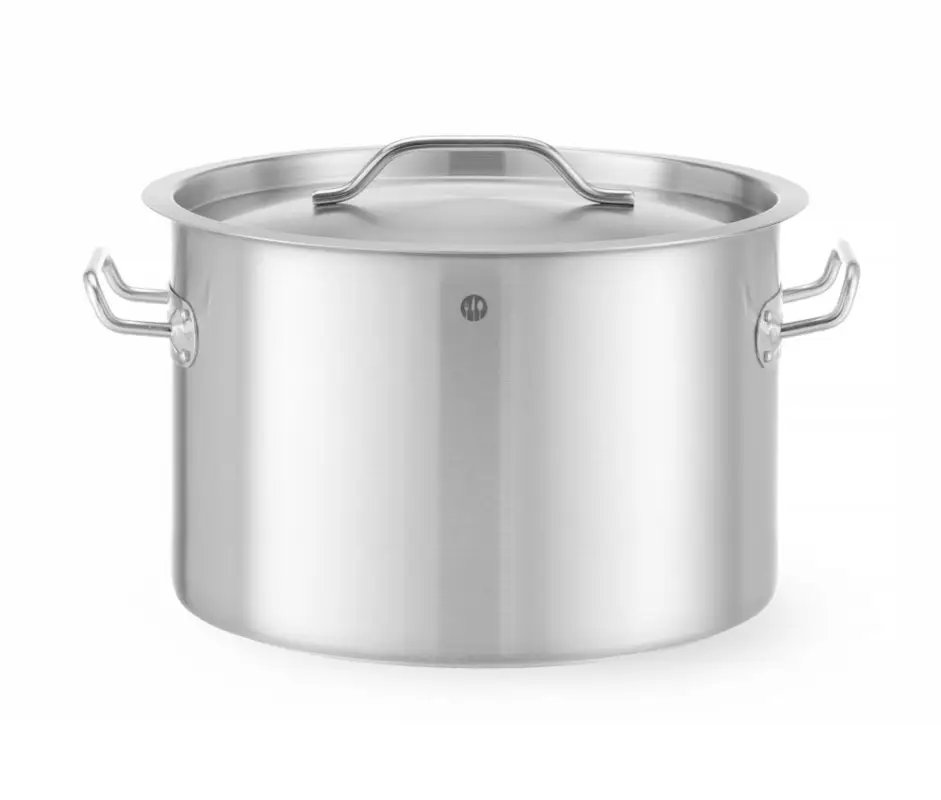 Kookpan middel – met deksel, HENDI, Budget Line, 23L, ⌀350x(H)240mm Exclusieve Aanbieding