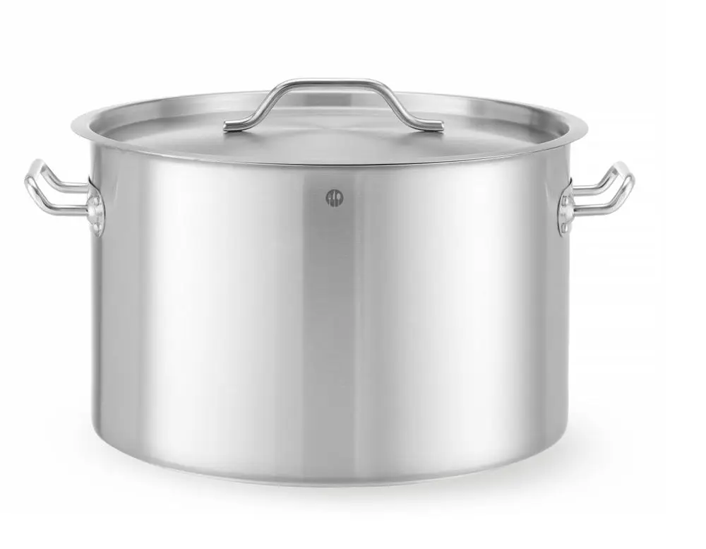 Exclusieve Aanbieding Kookpan middel – met deksel, HENDI, Budget Line, 32L, ⌀400x(H)260mm