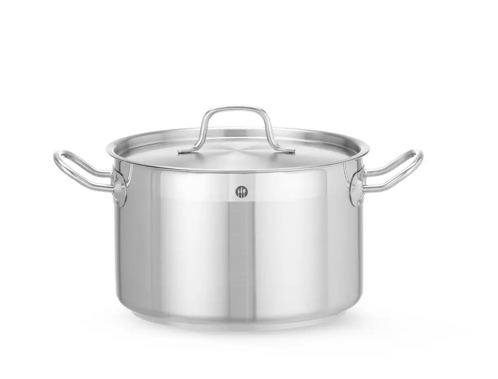 Kookpan Middel – Met Deksel, Hendi, Profi Line, 7L, ⌀240x(h)150mm Direct Beschikbaar