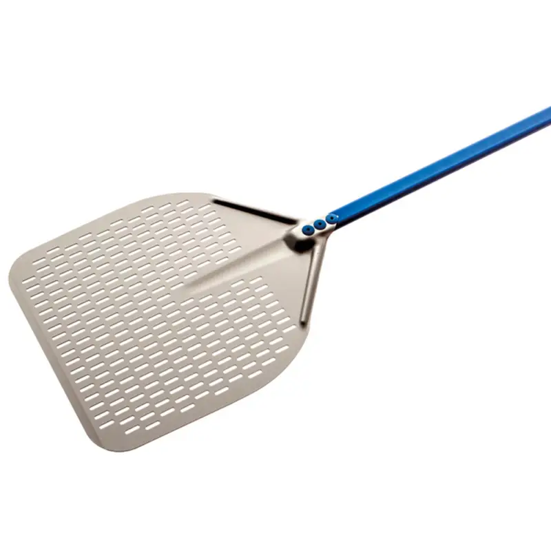 Rechthoekige schep in aluminium 330×330 mm geperforeerd Dagaanbieding