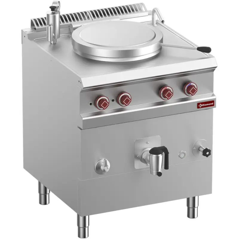 Ronde Elektrische Kookketel50 Liter, Indirecte Verwarming Direct Verzonden