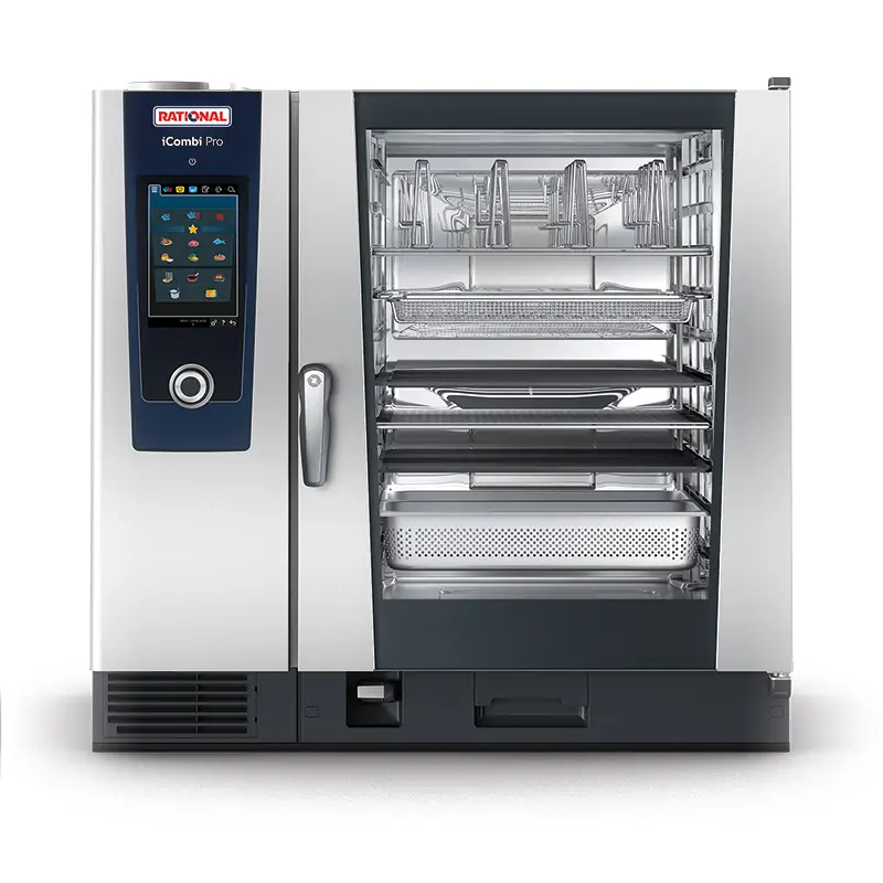 RATIONAL iCombi Pro | Elektrisch | 10 Niveaus 2/1 GN | 30°C/300°C | 37.2kW | 400V | 1072x1042x1064mm Uitverkoop