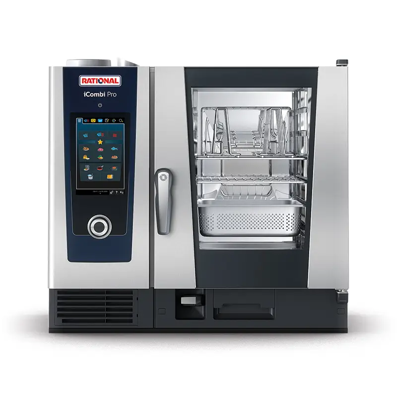 Beste Prijs Rational iCombi Pro | Gas | 6 Niveaus 1/1 GN | 30°C/300°C | 13.5kW | 850x842x804mm