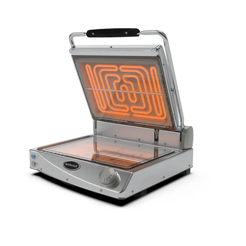 Spidocook Medium Grill | Spidocook Contactgrill Transparant | 120°C/400°C | 2.8kW | 230V | 481x457x182mm Veilige Betaling