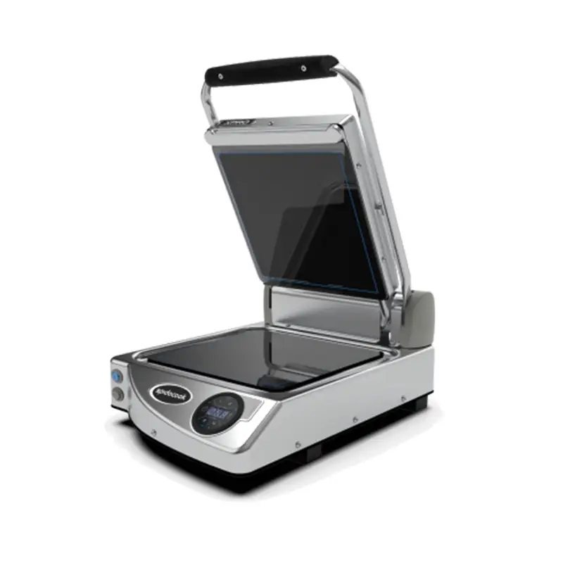 Aanbieding Spidocook Single Grill | Contactgrill Digitaal | Tot 350°C | 1.5kW | 230V | 335x460x181mm