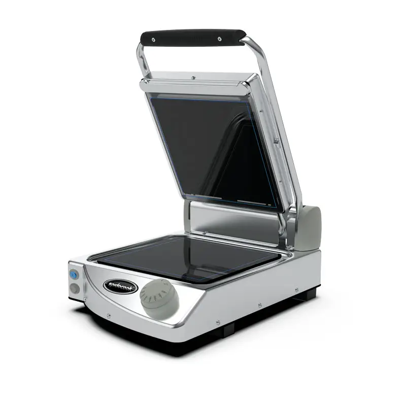 Spidocook Single Grill | Contactgrill Glas-Keramisch 400°C | SHB™ Plus Technologie | 331x458x176mm Merkproduct