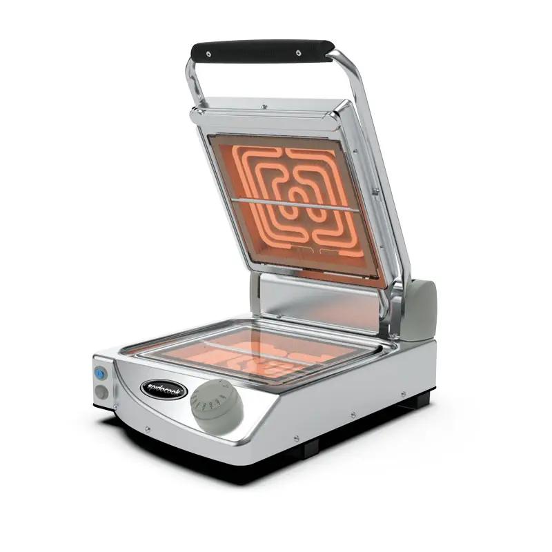 Actieprijs Spidocook Single Grill | Spidocook Contactgrill Transparant | 120°C/400°C | 1.5kW | 230V | 331x458x176mm