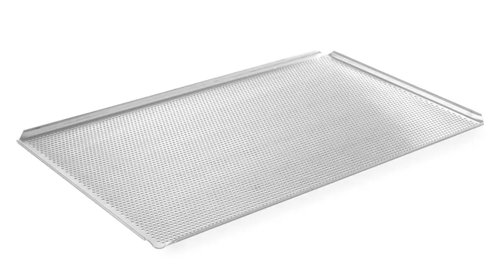 Lage Kosten Tray Geperforeerd GN 1/1 – Met 4 Randen, Hendi, 530x325x(h)10mm
