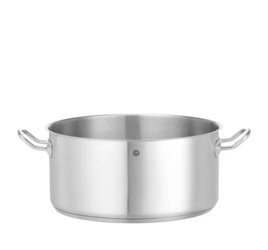 Merkproduct Kookpan Laag – Zonder Deksel, Hendi, Kitchen Line, 12L, ⌀320x(h)150mm