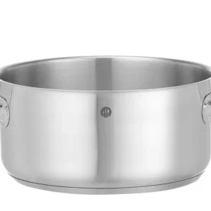 Kookpan Laag – Zonder Deksel, Hendi, Kitchen Line, 4,9L, ⌀240x(h)110mm Koopje