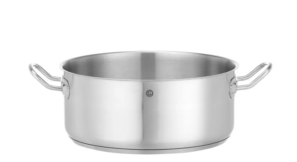 Kookpan Laag – Zonder Deksel, Hendi, Kitchen Line, 7,3L, ⌀280x(h)120mm Koop Vandaag