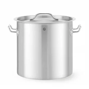 Shop Nu Kookpan Met Deksel, Hendi, Budget Line, 36L, ⌀360x(h)360mm