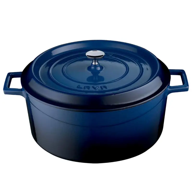 Superprijs Lava Gietijzeren Braadpan Ø32 Blauw