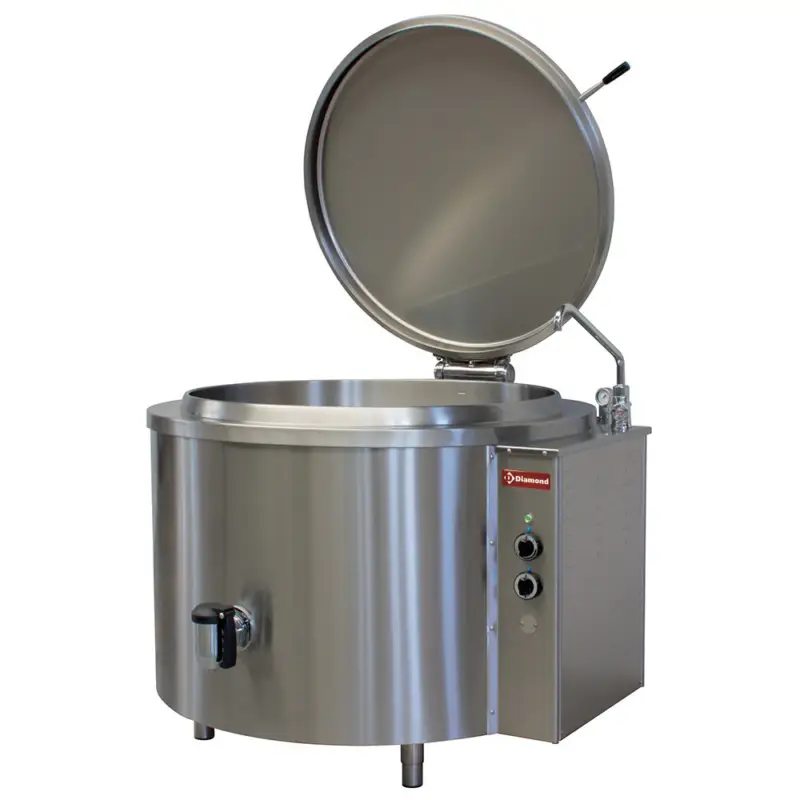 Diamond Kookketel Rond | Indirecte Verwarming | 500L | 400v | 1000mm Exclusieve Aanbieding