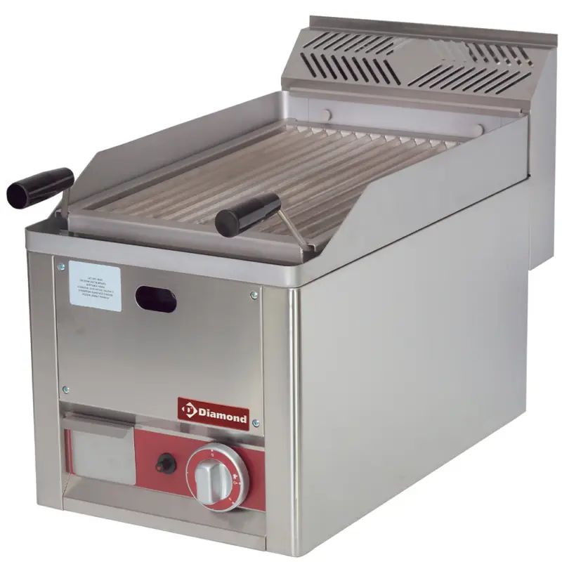 Diamond Lavasteengrill | Gas Top | 330x600x290mm Korting
