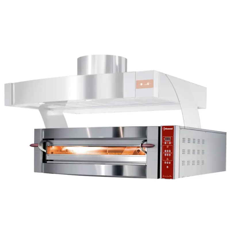 Direct Beschikbaar Diamond Pizza Oven | 1x 6 Pizza’s Ø350mm | 230v | 1550x1100x440mm