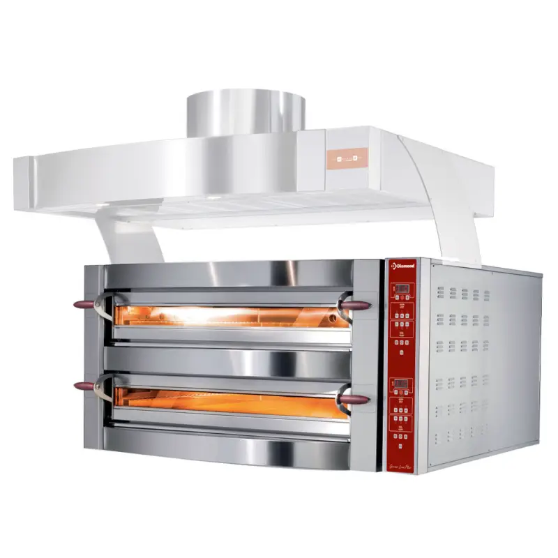 Express Levering Diamond Pizza Oven | 2x 6 Pizza’s Ø350mm | 230v | 1190x1460x780mm