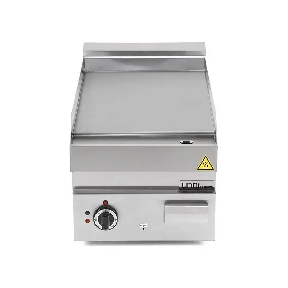 Unni-cooking | Bak-/grillplaat | Elektrisch | (400v) | 400x650x300/540(h)mm Gecertificeerd
