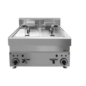 Unnicooking Friteuse | 2x10L | 400v | Aftapkranen | 600x650x475mm Betaalbaar