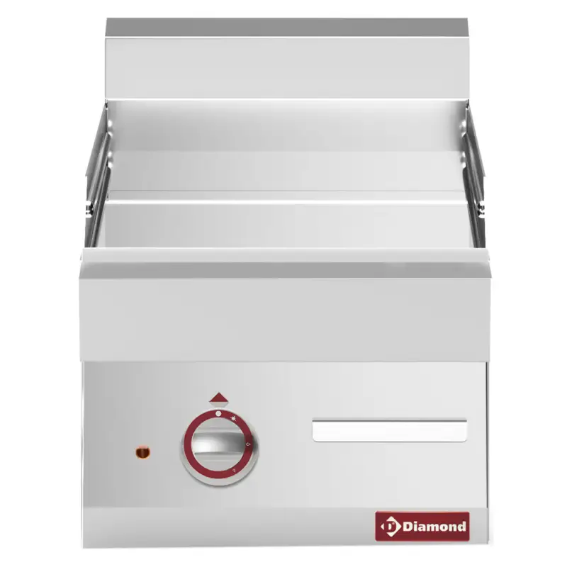 Speciale Aanbieding Diamond Bakplaat | ALPHA 650 | Elektrisch | Glad Oppervlak | 120°C/320°C | 4.5kW | 230V-3F | 400x650x280/380mm