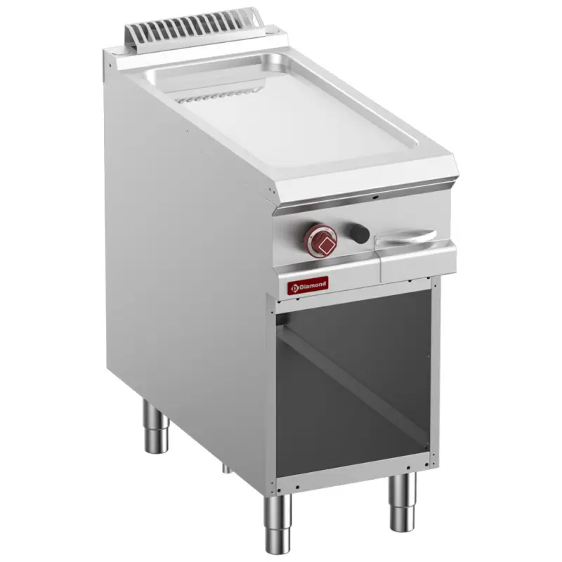 Diamond Bakplaat | Gas | Verchroomd | Op Open Kast | 7.9kW | 400x900x850/920mm Dagaanbieding