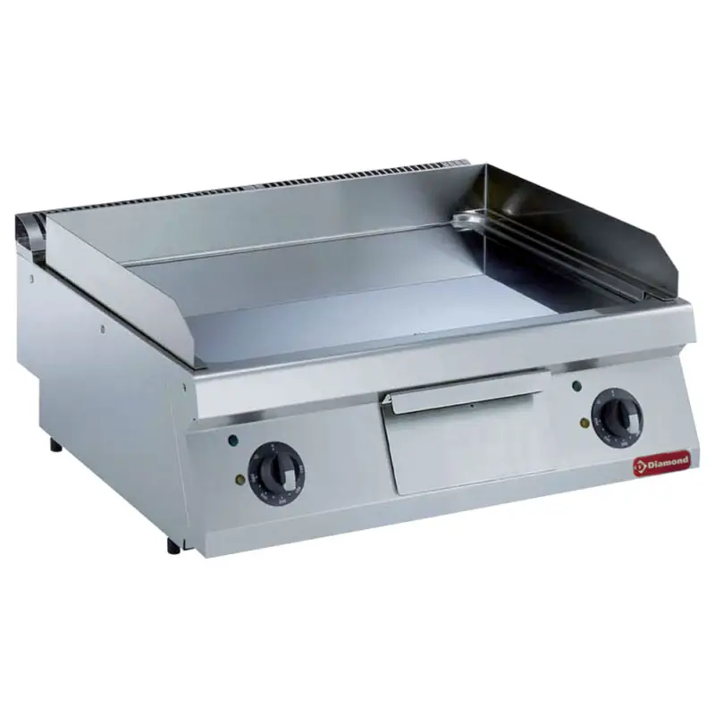 Diamond Bakplaat | Hard Verchroomd – Topmodel | 9kW | Vlak 730x540mm | 800x700x250/320mm Aanbieding