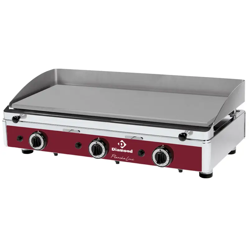 Gereduceerde Prijs Diamond Bakplaat Op Gas | Bakplaat 755x400mm | 3x 2.9kw | 820x510x305mm