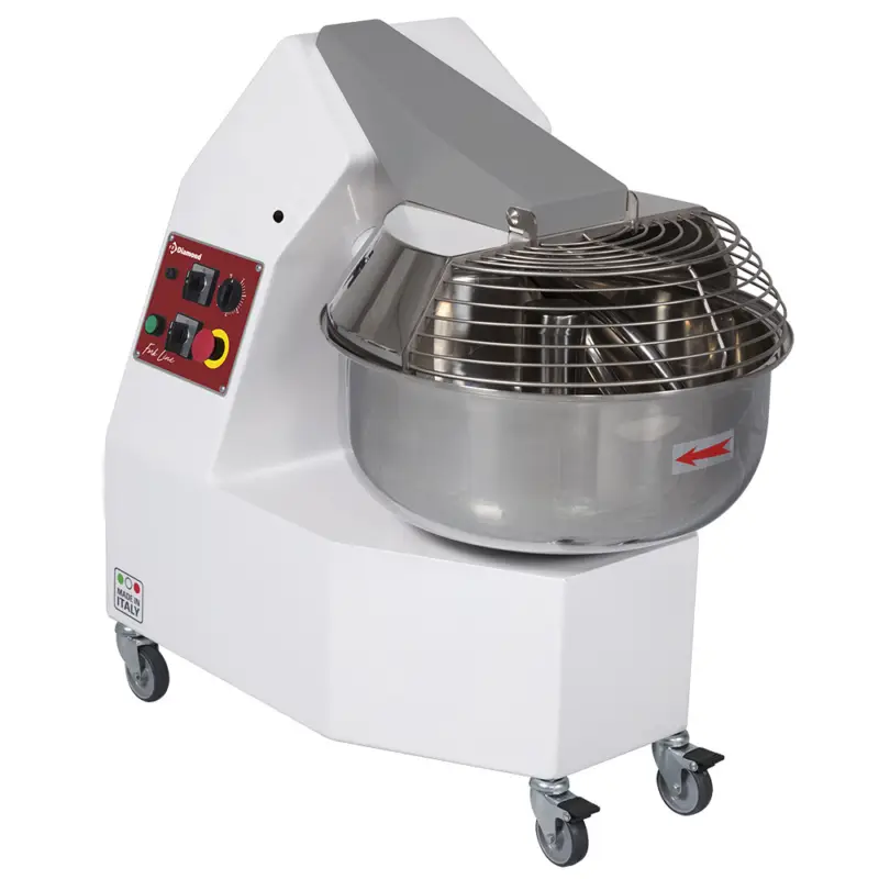 Diamond Horeca Vorkbakkerstrog | 35kg | 2 Snelheden + Timer | Op Wielen | 400v Direct Beschikbaar