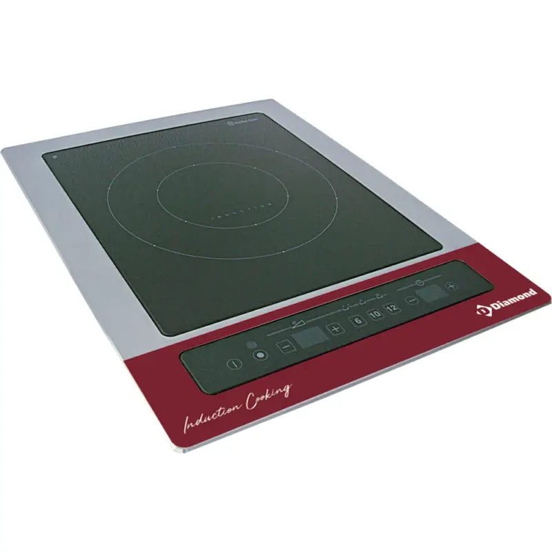 Betrouwbaar Diamond Inductieplaat | Inbouwbaar | Met Tactiele Toetsen | 400v | 440x580x70mm