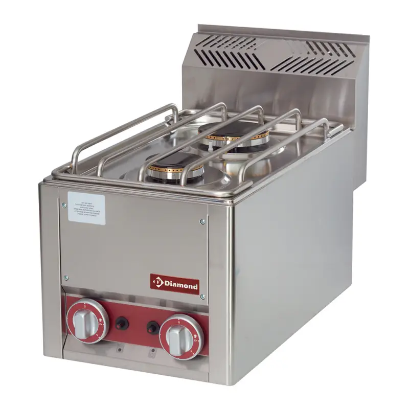 Uitverkoop Diamond Gasfornuis | 2 Branders Top | 3.6kw + 3kw | 330x600x290mm