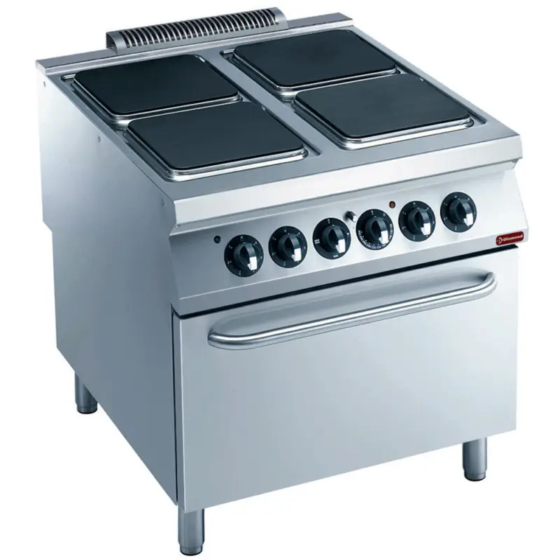 Diamond Fornuis | Elektrisch | 4 Platen | Elektrische Oven Speciale Aanbieding