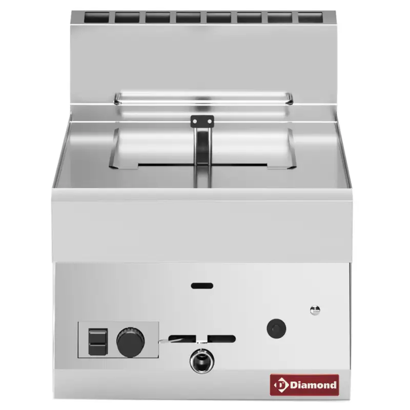 Voordeelprijs Diamond Friteuse | ALPHA 650 | Gas | 8L | 90°C/190°C | 6.3kW | Aftapkraan | 400x650x280/380mm