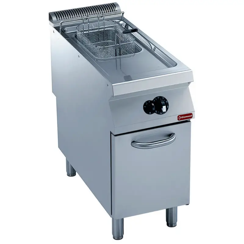 Diamond Friteuse | MAXIMA 900 | Gas | 15L | 120°C/190°C | Aftapkraan | 400x900x850/920mm Aanbieding