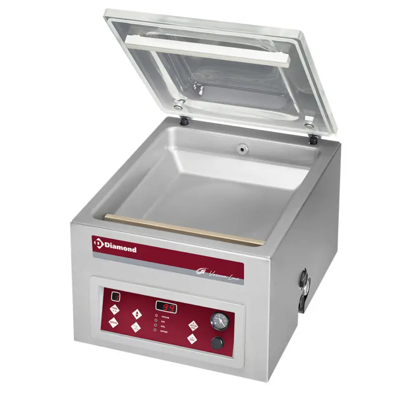 Hete Deal Diamond Vacuümmachine | Met Stolp | 21m3/u | 450x510x420mm