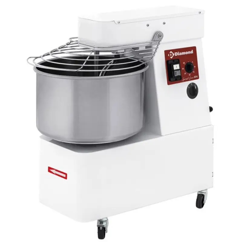 Weekendaanbieding Diamond Spiraalkneder Capaciteit 40kg/53L | 2 Snelheden | Vaste Kop + Kom | 230
