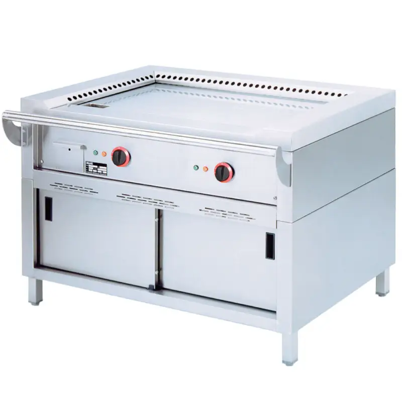 Betaalbaar Diamond Teppanyaki | Elektrisch | 2 Zones | 1200x770x850mm