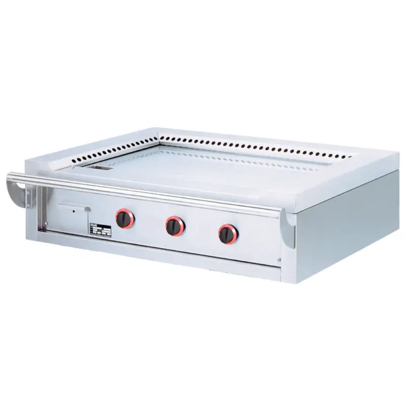 Hete Deal Diamond Teppanyaki | Gasplaat | 3 Zones | 1440x770x450mm