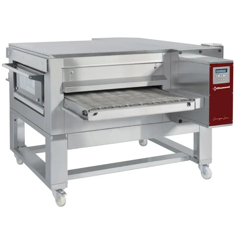 Diamond Tunneloven | Elektrisch | Geventileerd | 35/220 Pizza’s/u | 1650x2180x600/1130mm Beperkte Voorraad