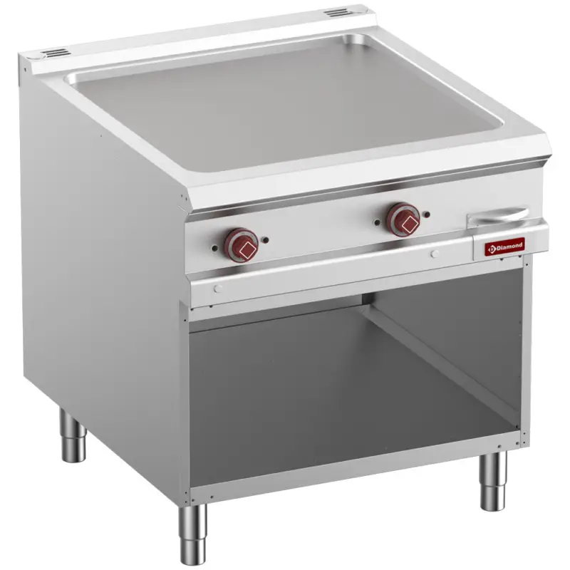 Op = Op Diamond Elektrische Vlakke Bakplaat | Open Kast | 800x900x920mm