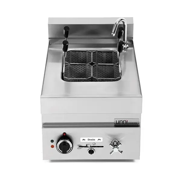 Unni-cooking | Pastakoker | 15 Liter | 400v | 400x650x300(h)mm Gratis Retour